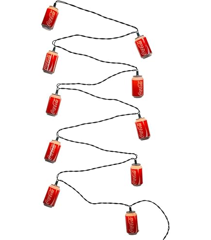 Amazon.com: Kurt Adler CC0748DC Diet Coke Can Light Set, 10 Light